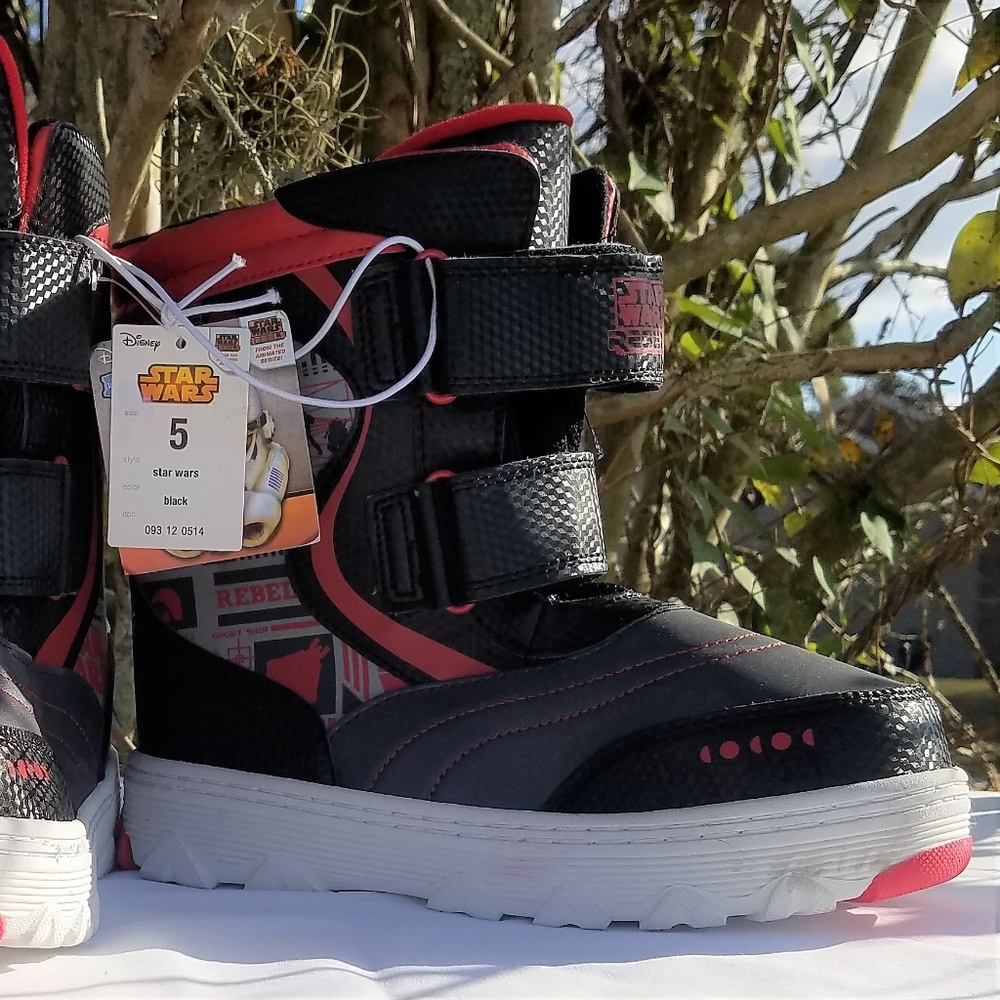 NWT Disney Star Wars Rebels Big Boys Youth Boots Size 5